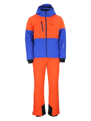 Peak Mountain 2-częściowy zestaw narciarski "Ceruby" w kolorze pomarańczowo-niebieskim rozmiar: XL