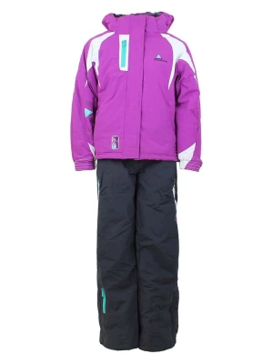 Peak Mountain 2-częściowy zestaw narciarski w kolorze fioletowo-czarnym rozmiar: 176