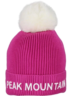 Peak Mountain Czapka "Maitresse" w kolorze różowo-białym rozmiar: onesize
