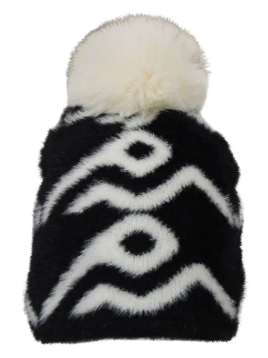 Peak Mountain Czapka "Moutain" w kolorze czarno-kremowym rozmiar: onesize