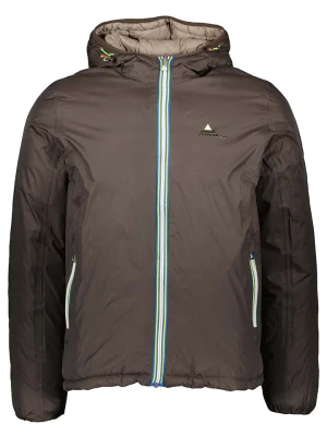 Peak Mountain Dwustronna kurtka funkcyjna "Trello" w kolorze brązowo-beżowym rozmiar: L
