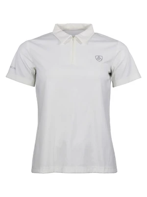 Peak Mountain Funkcyjna koszulka polo "Achance" w kolorze kremowym rozmiar: XL