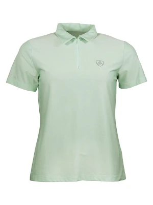 Peak Mountain Funkcyjna koszulka polo "Achance" w kolorze zielonym rozmiar: L