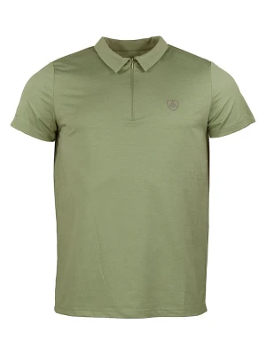Peak Mountain Funkcyjna koszulka polo "Chance" w kolorze khaki rozmiar: M