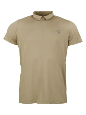 Peak Mountain Funkcyjna koszulka polo "Chance" w kolorze szarobrązowym rozmiar: XL