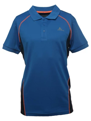Peak Mountain Funkcyjna koszulka polo w kolorze niebieskim rozmiar: M