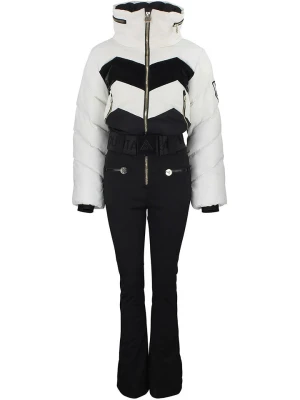 Peak Mountain Kombinezon narciarski "Antiero" w kolorze czarno-białym rozmiar: M