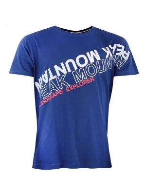 Peak Mountain Koszulka "Cyclone" w kolorze niebieskim rozmiar: L