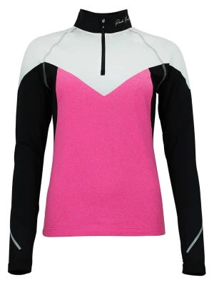 Peak Mountain Koszulka funkcyjna "Antor" w kolorze różowo-czarnym rozmiar: S