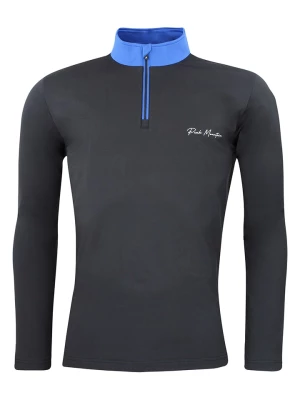 Peak Mountain Koszulka funkcyjna "Canthos" w kolorze czarno-niebieskim rozmiar: XL