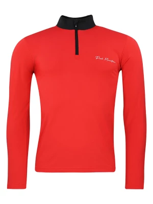 Peak Mountain Koszulka funkcyjna "Canthos" w kolorze czerwono-czarnym rozmiar: XL