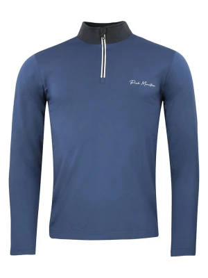 Peak Mountain Koszulka funkcyjna "Canthos" w kolorze niebiesko-czarnym rozmiar: XXL
