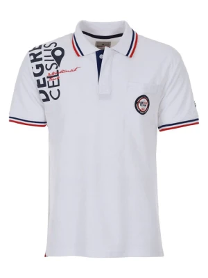 Peak Mountain Koszulka polo "Calor" w kolorze białym rozmiar: XL