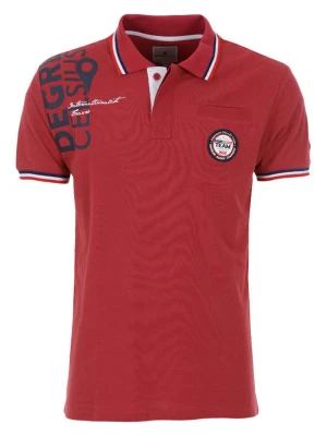 Peak Mountain Koszulka polo "Calor" w kolorze czerwonym rozmiar: M