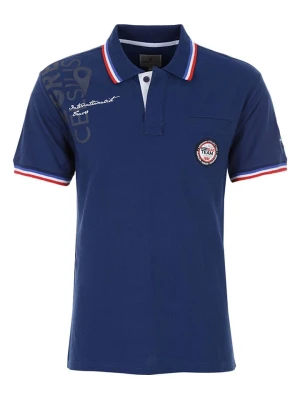 Peak Mountain Koszulka polo "Calor" w kolorze granatowym rozmiar: XL