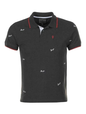 Peak Mountain Koszulka polo "Clamar" w kolorze antracytowym rozmiar: XXL