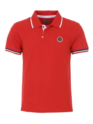 Peak Mountain Koszulka polo "Cody" w kolorze czerwonym rozmiar: XL