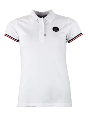 Peak Mountain Koszulka polo w kolorze białym rozmiar: XL