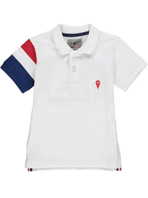 Peak Mountain Koszulka polo w kolorze białym rozmiar: 104