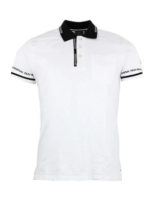 Peak Mountain Koszulka polo w kolorze białym rozmiar: L