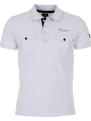 Peak Mountain Koszulka polo w kolorze białym rozmiar: M