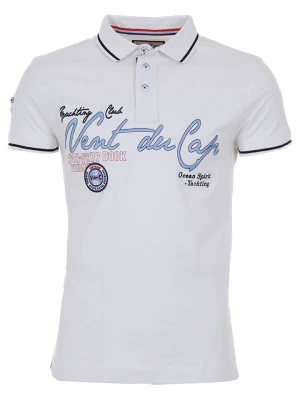 Peak Mountain Koszulka polo w kolorze białym rozmiar: M