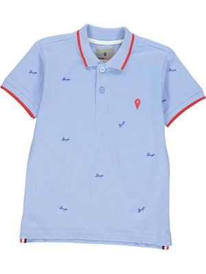 Peak Mountain Koszulka polo w kolorze błękitnym rozmiar: 176
