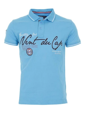 Peak Mountain Koszulka polo w kolorze błękitnym rozmiar: M