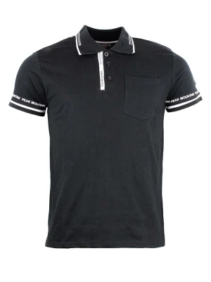 Peak Mountain Koszulka polo w kolorze czarnym rozmiar: M