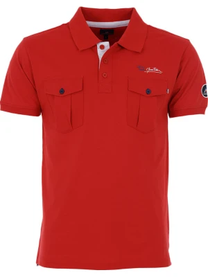Peak Mountain Koszulka polo w kolorze czerwonym rozmiar: M