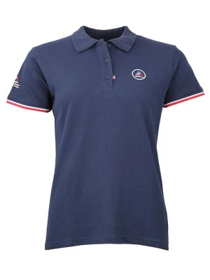 Peak Mountain Koszulka polo w kolorze granatowym rozmiar: L