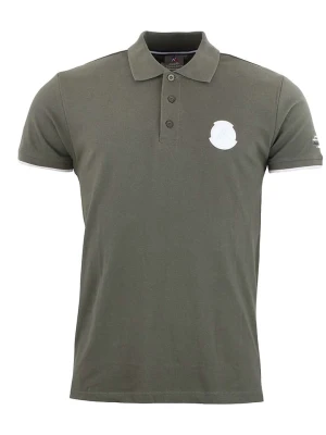 Peak Mountain Koszulka polo w kolorze khaki rozmiar: L