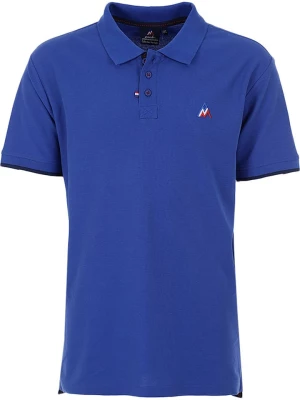 Peak Mountain Koszulka polo w kolorze niebieskim rozmiar: M