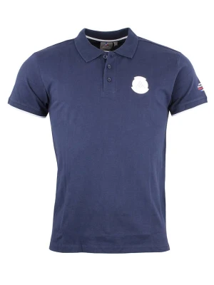 Peak Mountain Koszulka polo w kolorze niebieskim rozmiar: M