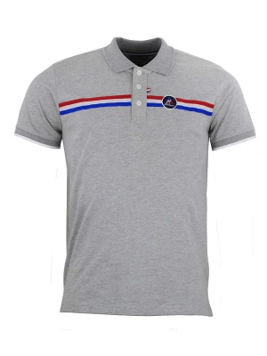 Peak Mountain Koszulka polo w kolorze szarym rozmiar: M