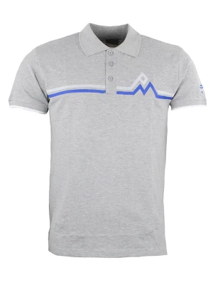 Peak Mountain Koszulka polo w kolorze szarym rozmiar: M