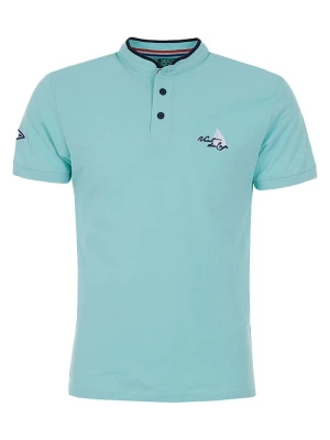 Peak Mountain Koszulka polo w kolorze turkusowym rozmiar: XL