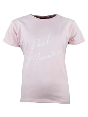 Peak Mountain Koszulka w kolorze jasnoróżowym rozmiar: S
