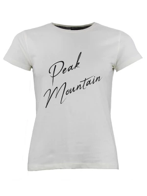 Peak Mountain Koszulka w kolorze kremowym rozmiar: S