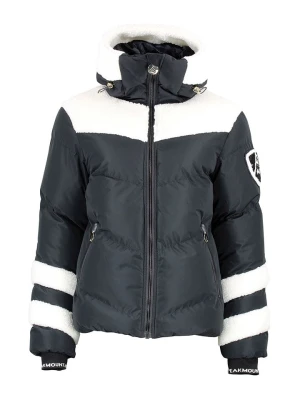 Peak Mountain Kurtka narciarska "Alibi" w kolorze czarno-białym rozmiar: L