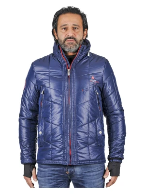 Peak Mountain Kurtka pikowana "Capa" w kolorze niebieskim rozmiar: XL