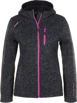 Peak Mountain Kurtka polarowa "Alaine" w kolorze czarnym rozmiar: S