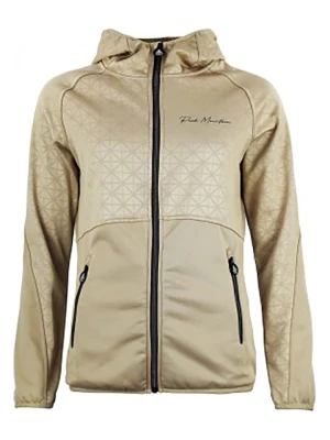 Peak Mountain Kurtka polarowa "Amon" w kolorze beżowym rozmiar: L