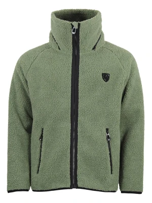Peak Mountain Kurtka polarowa "Camay" w kolorze zielonym rozmiar: XXL