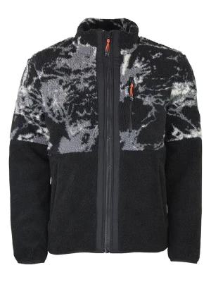 Peak Mountain Kurtka polarowa "Cefran" w kolorze czarno-szarym rozmiar: XL