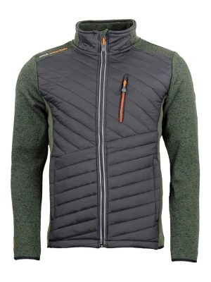 Peak Mountain Kurtka polarowa "Chacha" w kolorze zielono-szarym rozmiar: XL