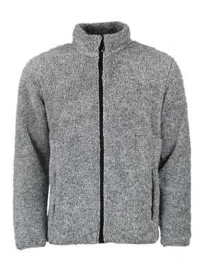 Peak Mountain Kurtka polarowa "Chef" w kolorze szarym rozmiar: M