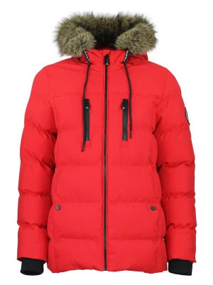 Peak Mountain Kurtka zimowa "Anory" w kolorze czerwonym rozmiar: XL