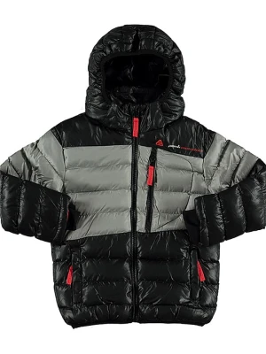 Peak Mountain Kurtka zimowa w kolorze czarno-szarym rozmiar: 98