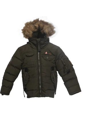 Peak Mountain Kurtka zimowa w kolorze khaki rozmiar: 110